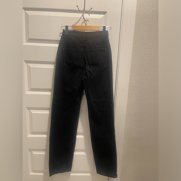 Ksubi Women’s Playback Noir High Waisted Relaxed Straight Leg Jeans 25 Black - Picture 7 of 13